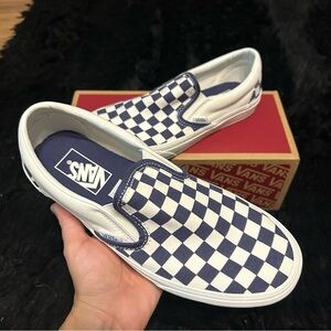 VANS checkerboard slip on shoes sneakers women’s 8 new in box